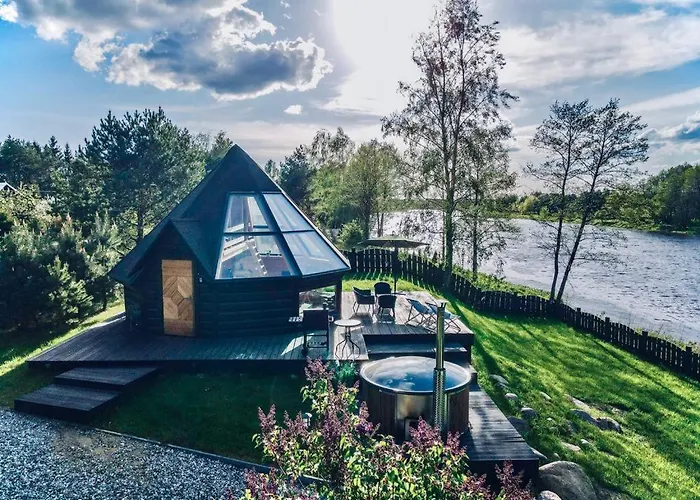 Osada Poli - Panoramiczny Nad Narwia Z Prywatna Balia I Hydromasazem *